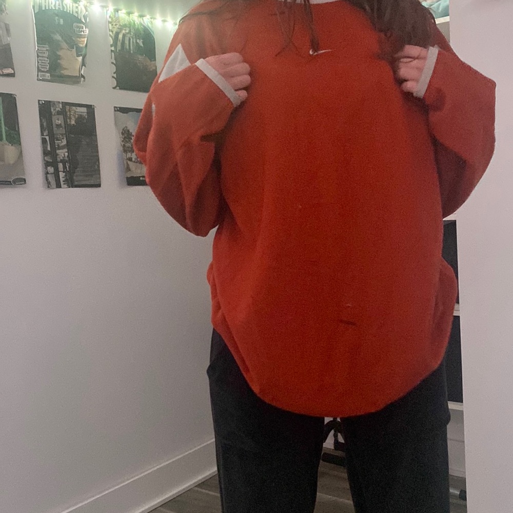 Nike orange sweater